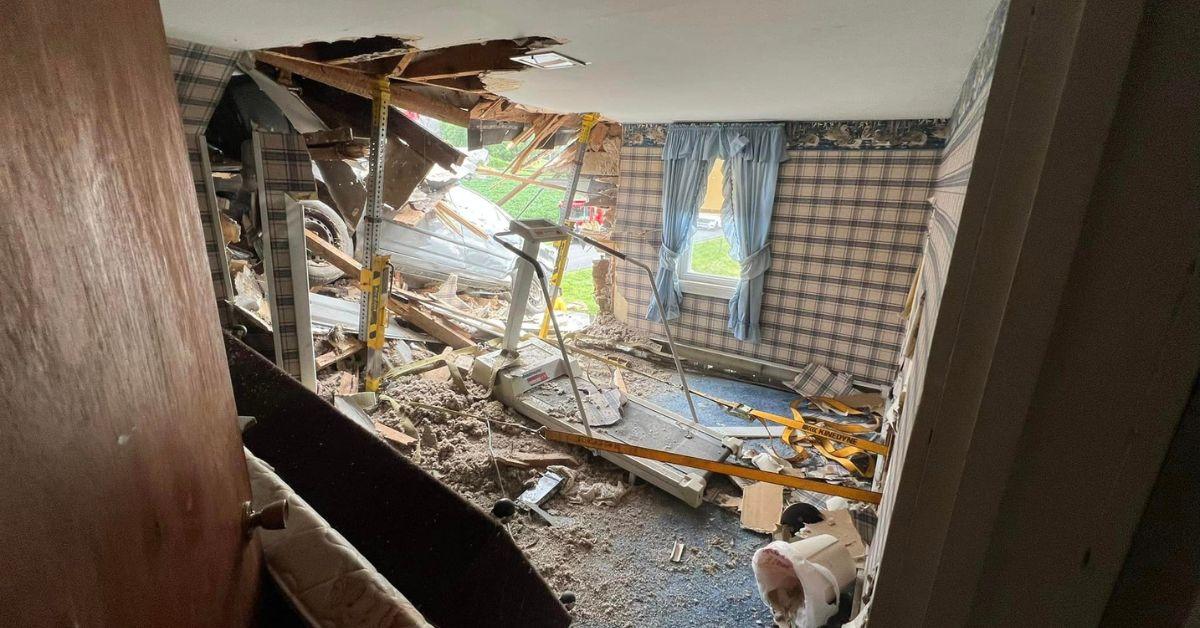 Penn. Man 'Saw Demons,' Crashed Car Into Second Story of Home: Cops