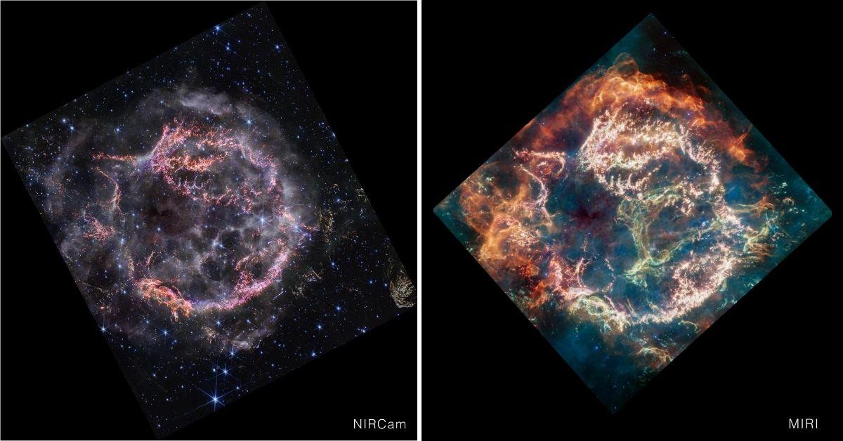 Aftermath of Exploding Star Captured in New Images by NASA