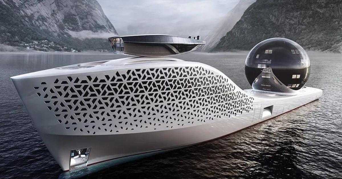 Earth 300 Nuclear Superyacht With Sphere May Sail in 2025