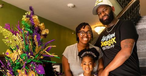 Shayna and George Lee with daughter at the New Orleans City Council.