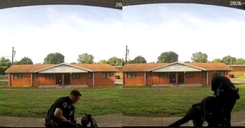 Shelby police officer in the viral video.