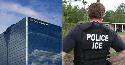 Thomson Reuters building, Representational image of an ICE agent