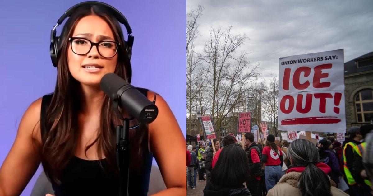 Savanah Hernandez, Representational image of an anti-ICE protest