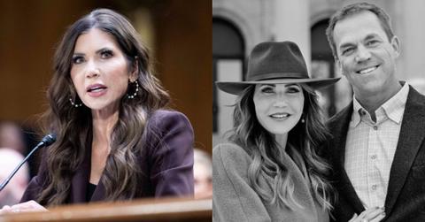 Kristi Noem with husband Bryon Noem.