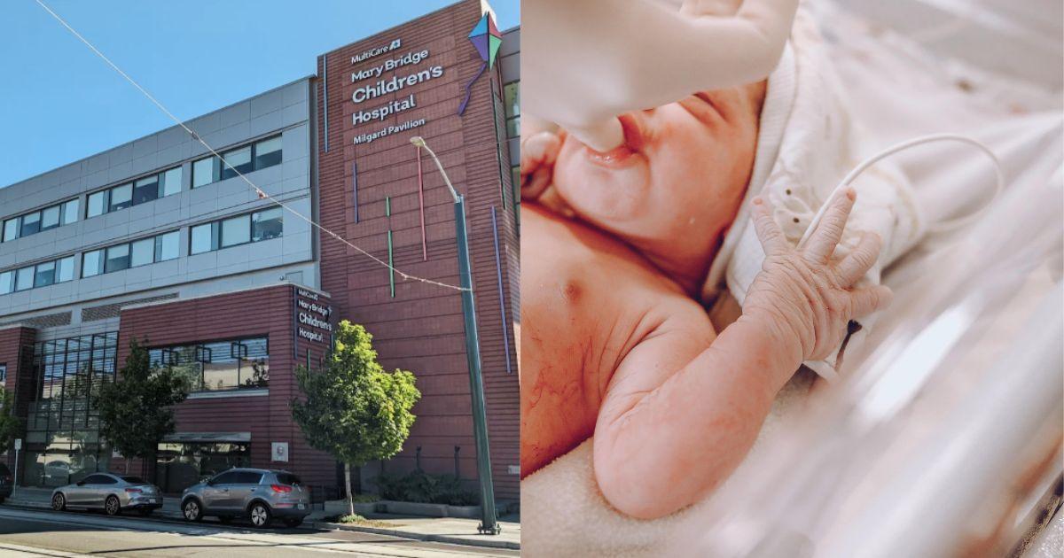 Mary Bridge Children’s Hospital Tacoma where infant was treated.