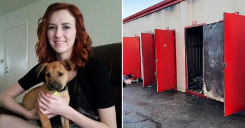 utah woman dog killed storage unit fire