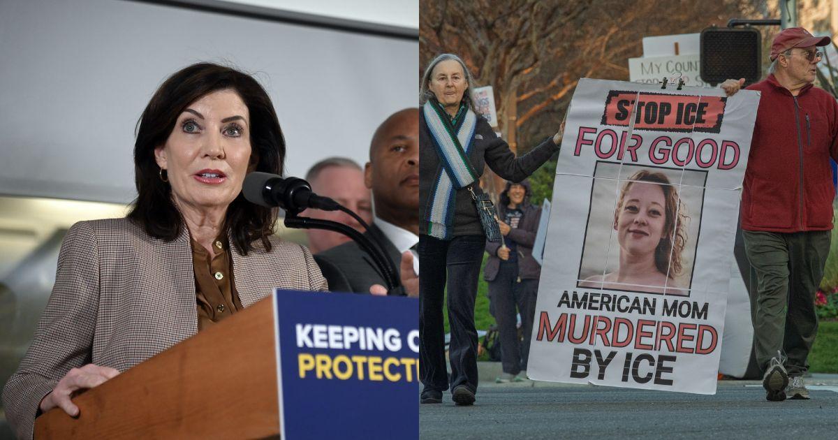Kathy Hochul, Protest against ICE