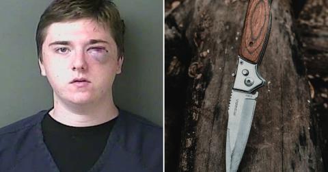 indiana man stabbed in neck attacker told him wrong guy