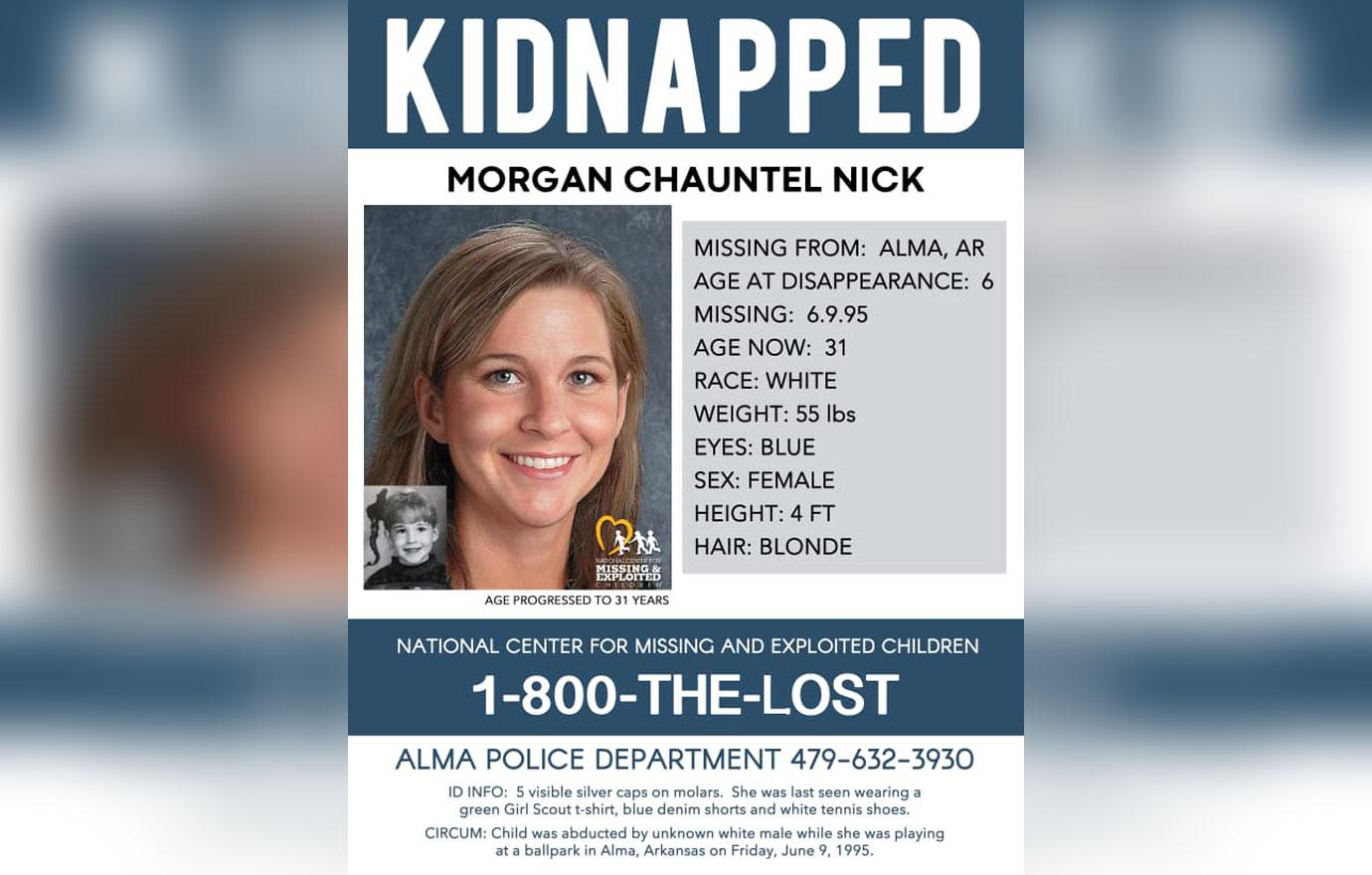 morgan nick disappear arkansas missing case