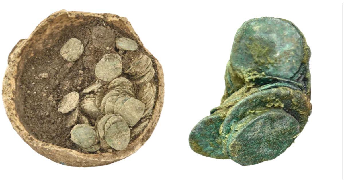 Archaeologists Dig Up More Than 2,000 Medieval Coins in France