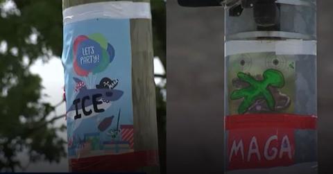 Threatening signs in North Chicago