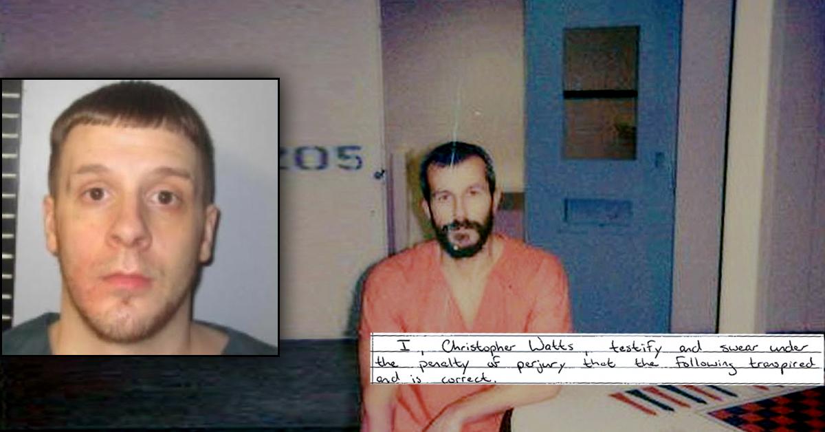 chris watts defends prison dylan tallman f