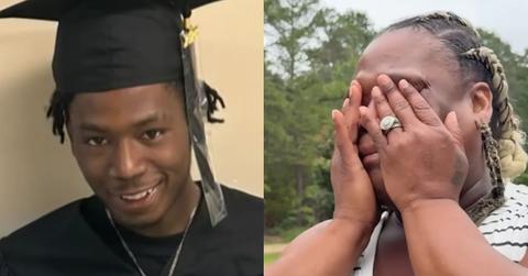 Markavious Rumph and his mother
