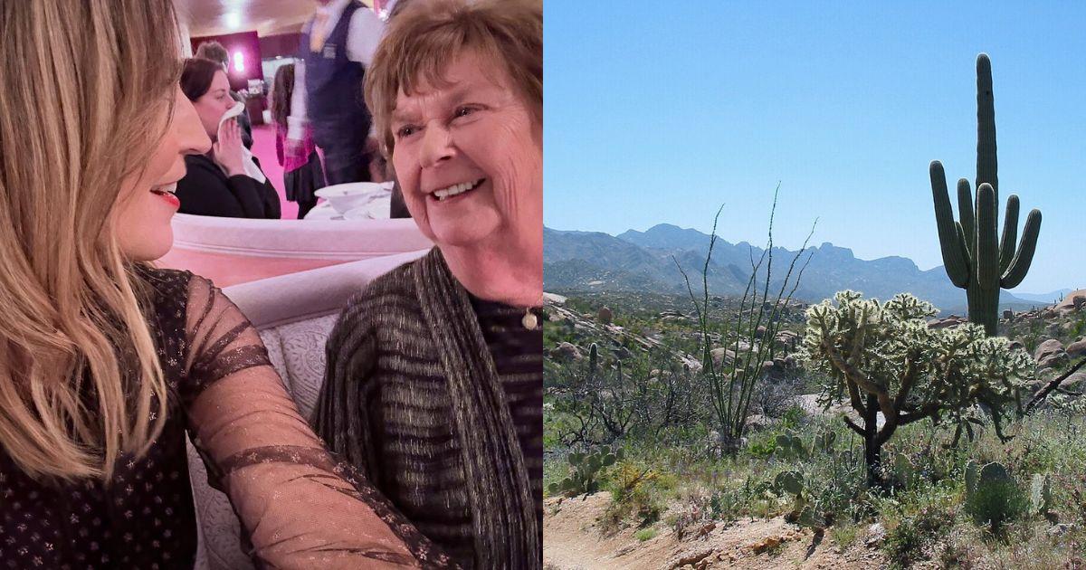 Savannah Guthrie with her mother Nancy Guthrie at a public event.