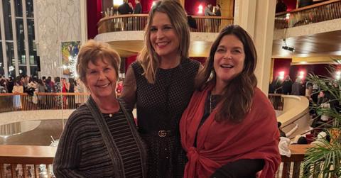 Nancy Guthrie with her daughters Savannah and Annie.