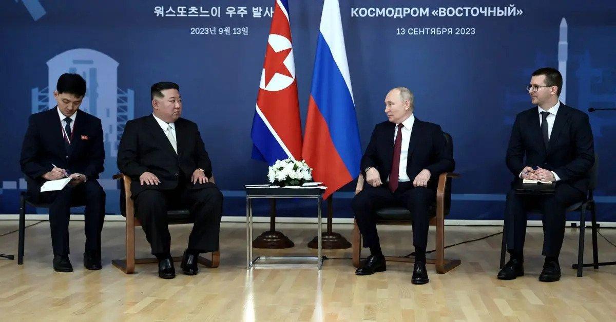 Putin's Leg Twitch During Meeting With Kim Jong Un Sparks Debate