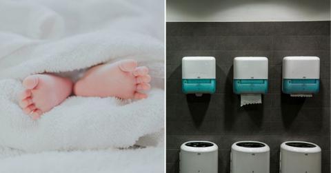 new mexico teenager hospital baby trash can