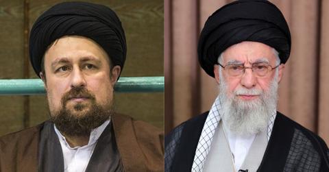 Hassan Khomeini and Ali Khamenei