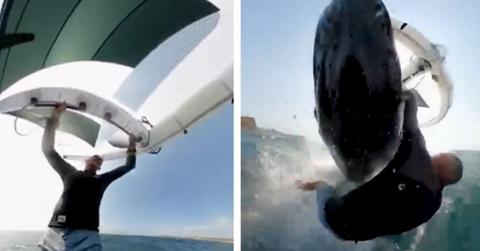 Aussie Surfer Escapes Whale Collision Which Put Him Underwater