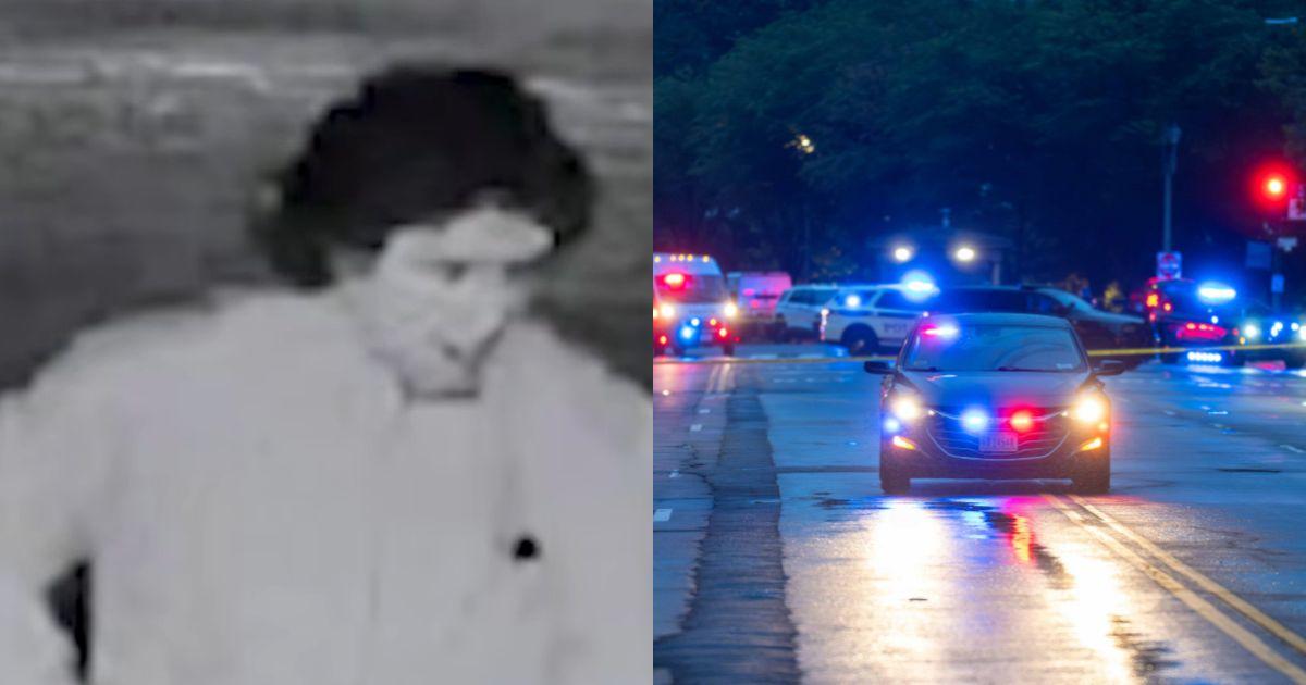 Police have released a surveillance image of the suspect as the investigation continues.