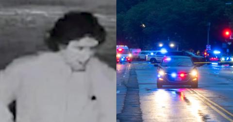 Police have released a surveillance image of the suspect as the investigation continues.