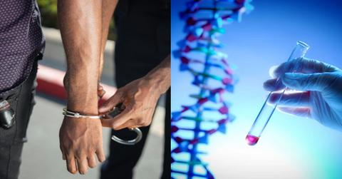 Representational images of arrest, DNA evidence