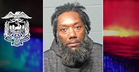 Mugshot of Denrey Wadlington, 51, arrested in connection with an armed incident at Aetna headquarters in Hartford