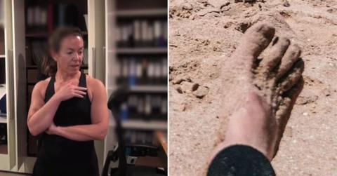 conwoman melissa caddick severed foot multiple fractures australia