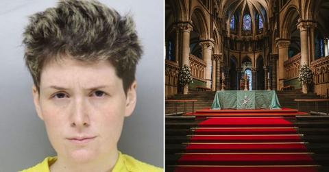 ohio woman defecating on church altar