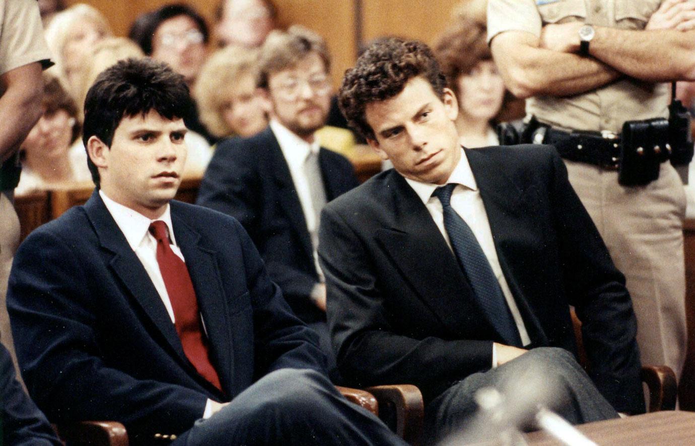 Court 1990 Menendez Brothers Lyle and Erik