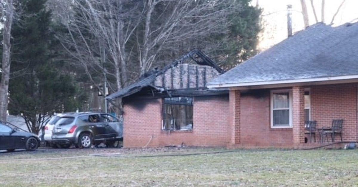 man found in house fire had been shot grandson arrested for murder