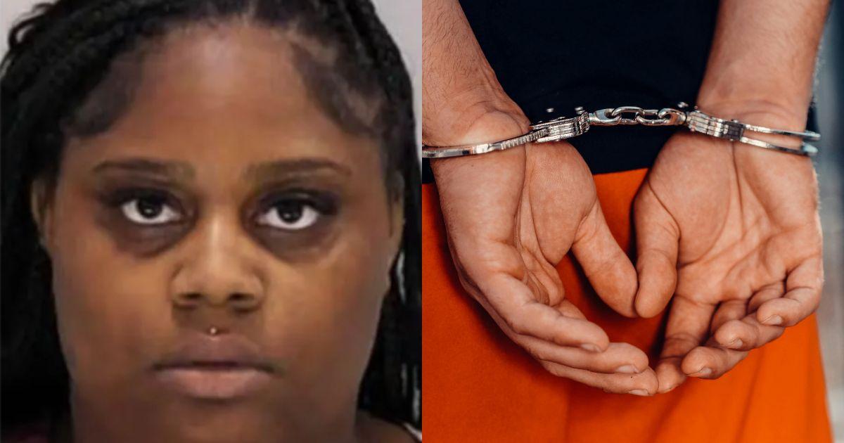 A woman was arrested for performing cruelty on a child
