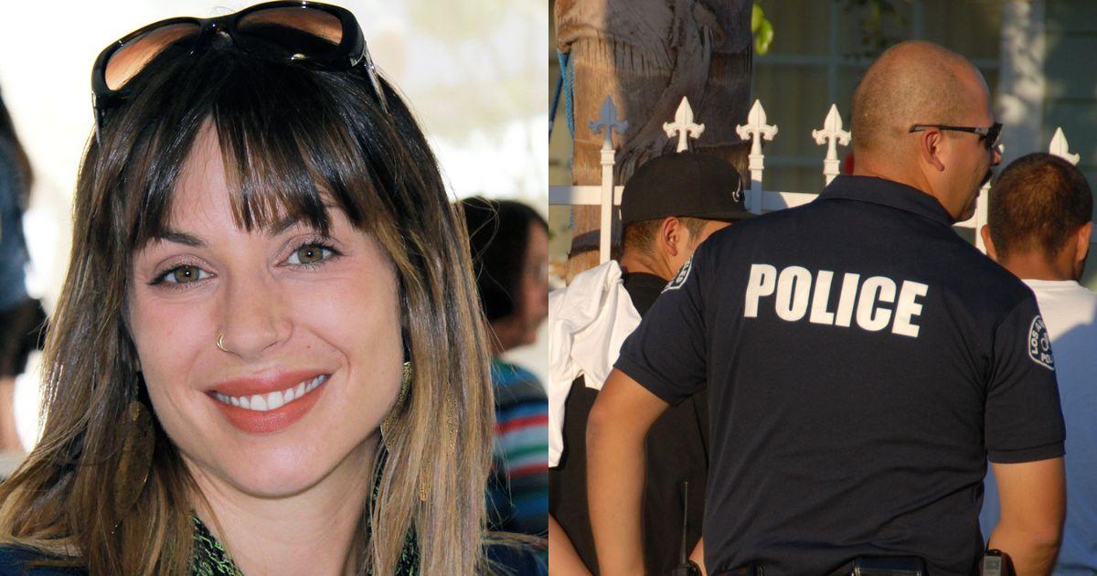 Jillian Lauren and Representational Image of LAPD Officer.