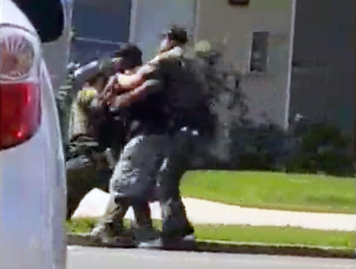 ca officer shooting video jaywalking video fpd