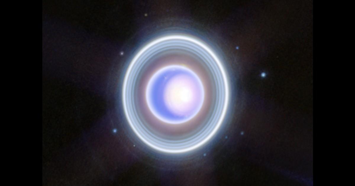 NASA's James b Space Telescope Gives New Look at Uranus