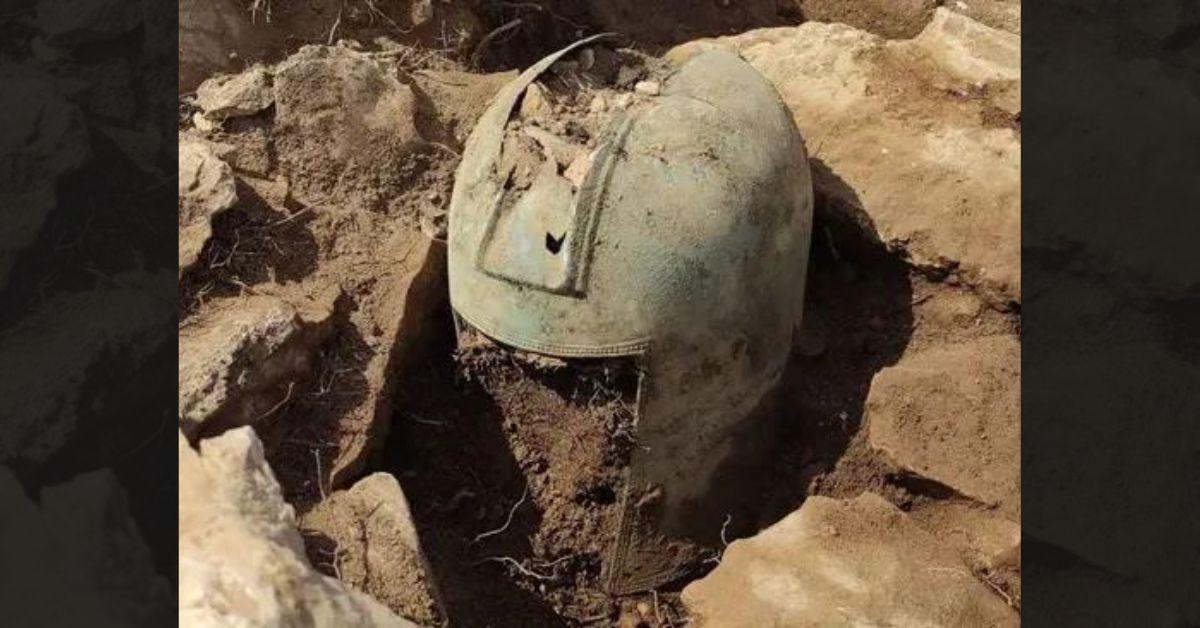 Unveiling Ancient Mysteries: Discovery of 2,500-Year-Old Helmet