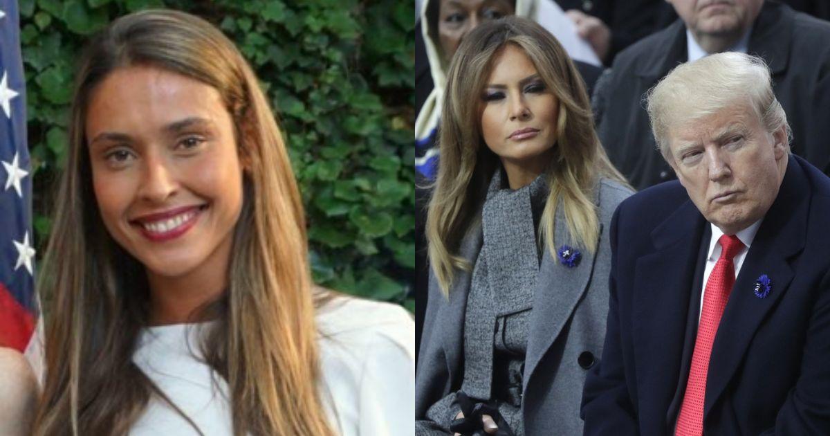 Amanda Ungaro, Melania and Donald Trump
