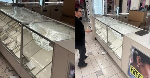 Robbery inside Sunvalley mall.