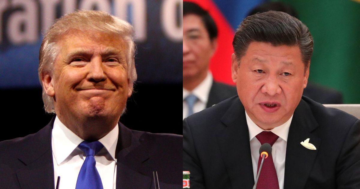 Donald Trump and Xi Jinping