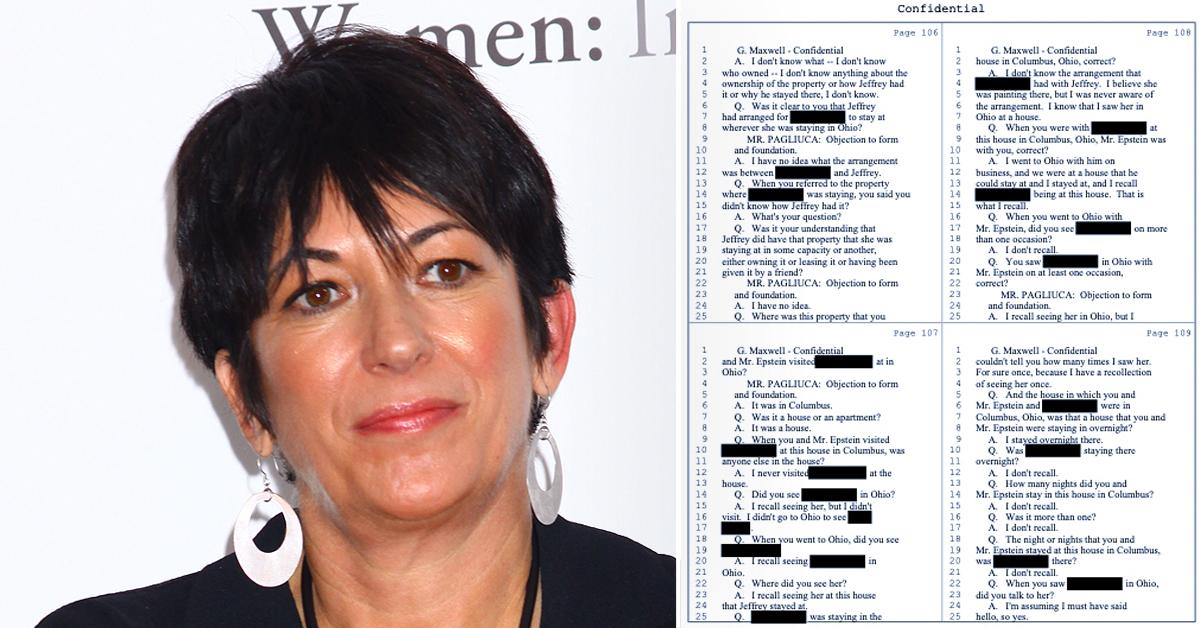 ghislaine maxwell denies ever giving massage in depo perjury charges fpd