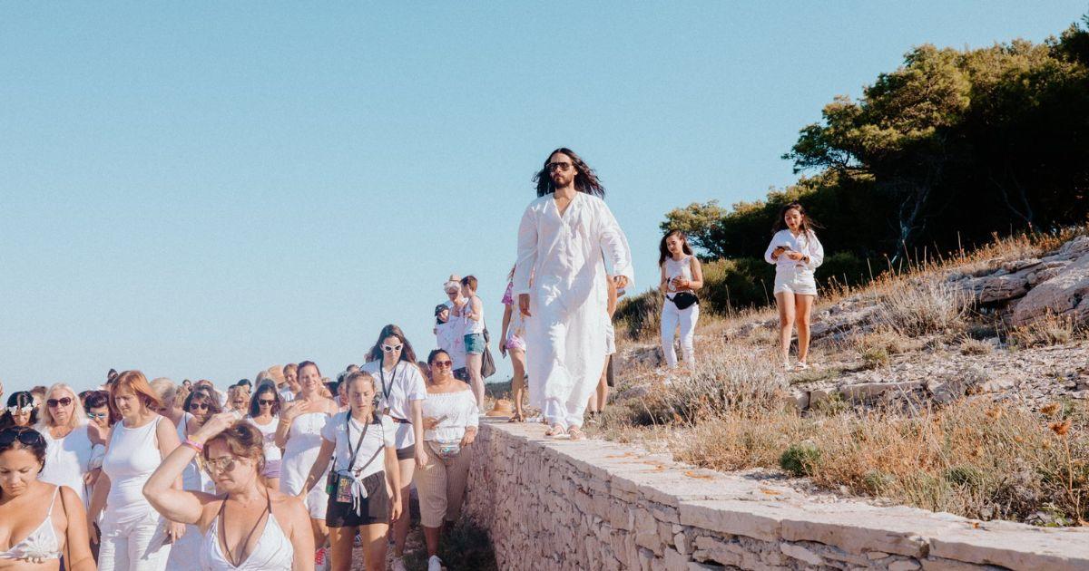 Jared Leto with fans in Croatia 