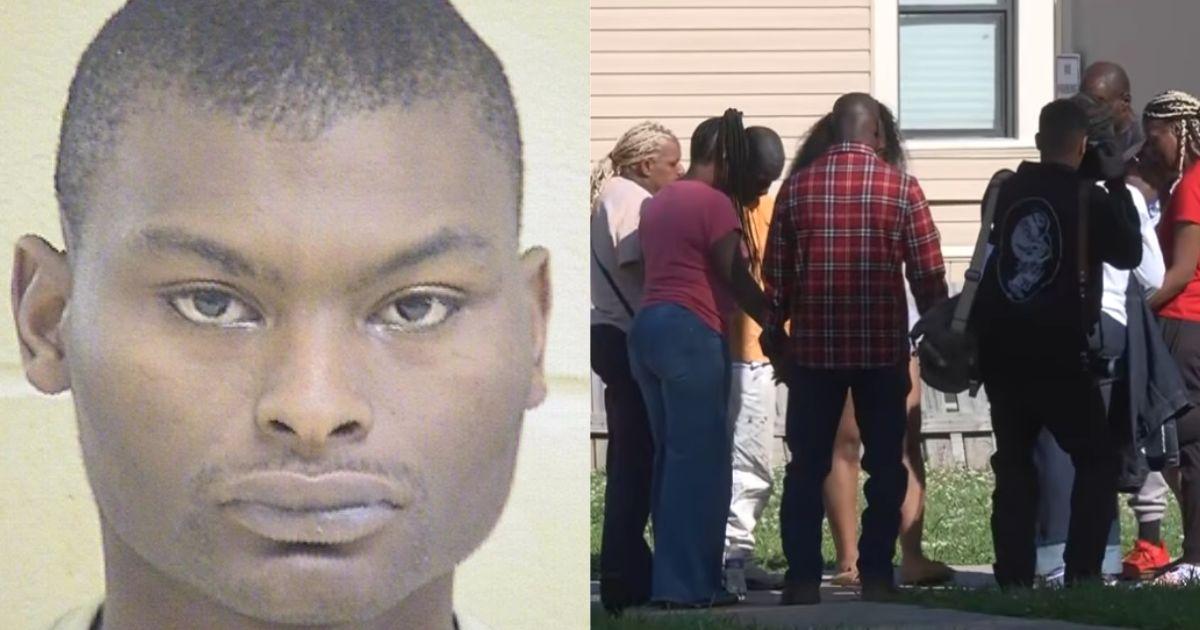 Shamar Elkins and his family.