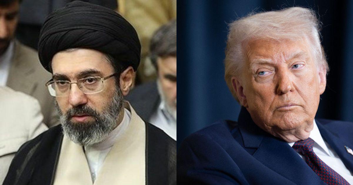 Mojtaba Khamenei and Donald Trump 