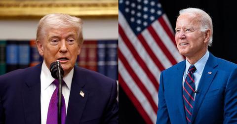 Donald Trump and Joe Biden