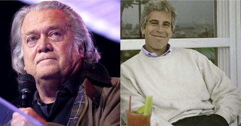 Steve Bannon and Jeffrey Epstein.