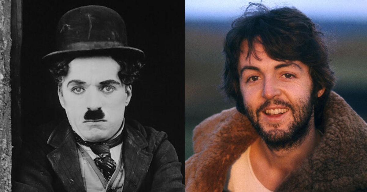 Charlie Chaplin and Paul McCartney