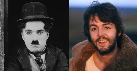 Charlie Chaplin and Paul McCartney