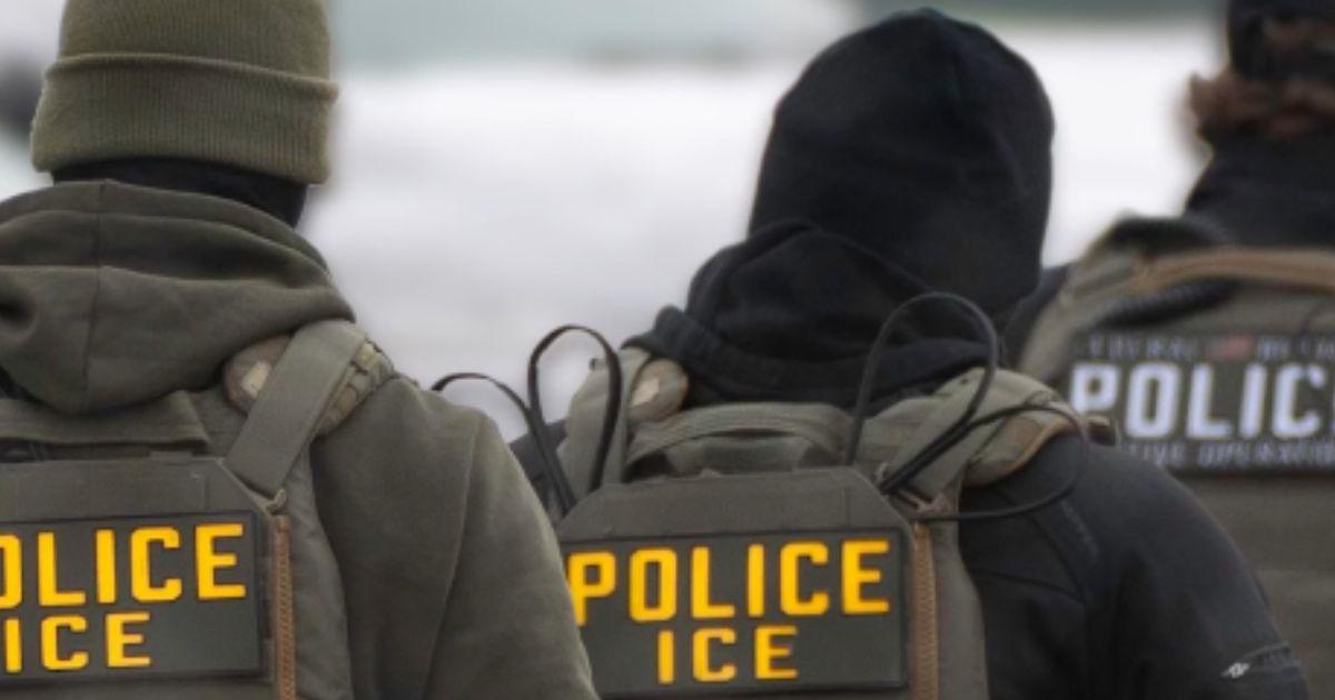 ICE officers on duty.