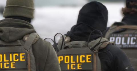 ICE officers on duty.