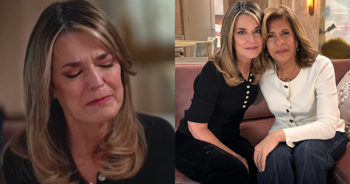 Savannah Guthrie with Today co-host Hoda Kotb.